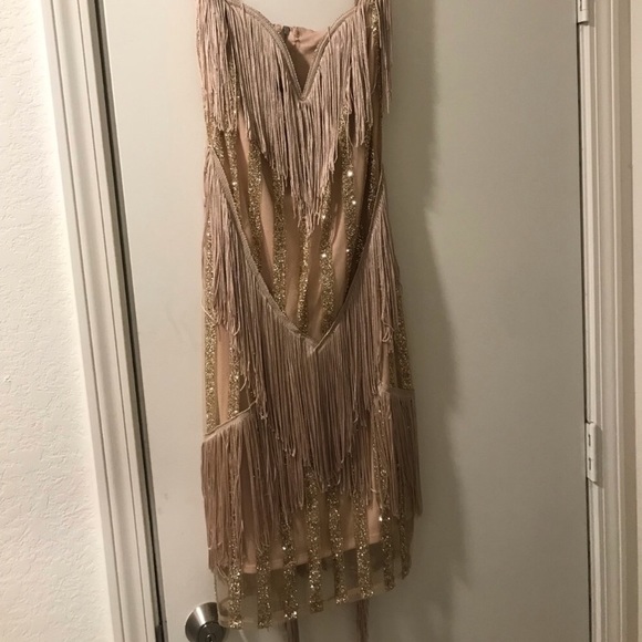 1920s glitter fringe dress! - Picture 3 of 4